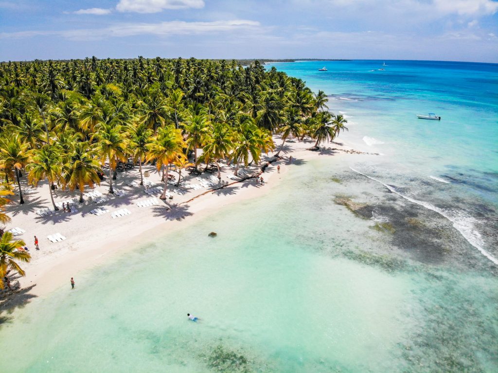 The natural landscape of Punta Cana's beaches.